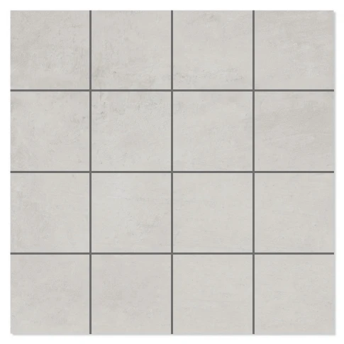 Mosaik Klinker Freestone Ljusgrå Matt 30x30 (7x7) cm